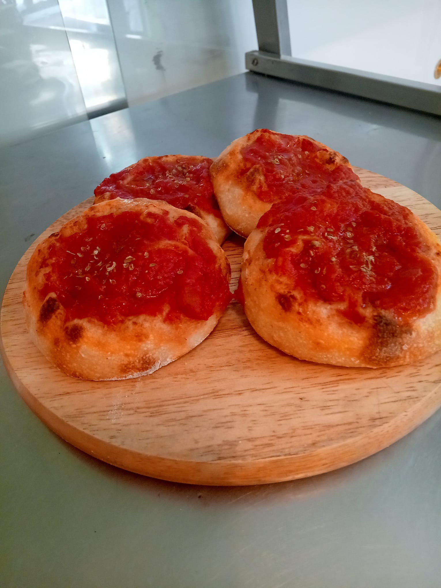 Pizzette sul tagliere